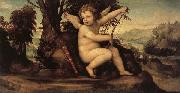 SODOMA, Il Cupid in a Landscape Sweden oil painting reproduction